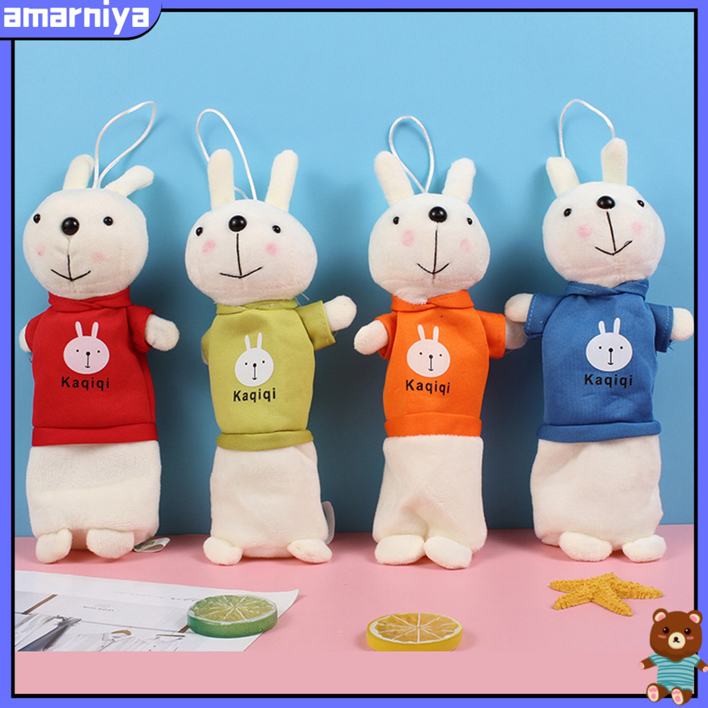 (Shop Amart) Túi Đựng Bút Chì Mềm Mại Hình Con Thỏ Hoạt Hình