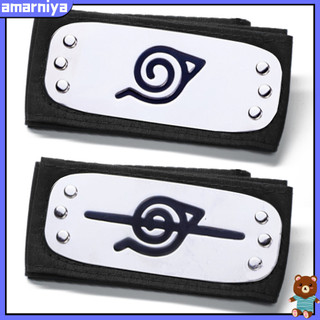 Amar Băng Đô Turban Đội Đầu Hóa Trang Logo Naruto Konoha