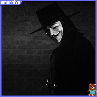 Mặt Nạ Hóa Trang Halloween AMAR Anonymous Hacker V for Vendetta Master