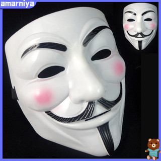 Mặt Nạ Hóa Trang Halloween AMAR Anonymous Hacker V for Vendetta Master