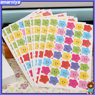 Set 10 tờ miếng dán trang trí hình ngôi sao/ mặt cười đáng yêu