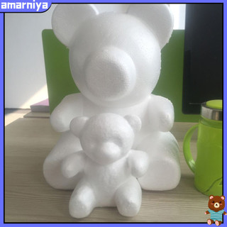 Mô hình xốp hình con gấu 20/15 cm trang trí