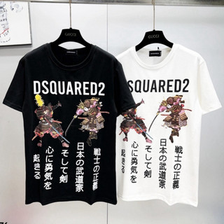 Áo phông nam dsq samurai in chữ nhật - áo thun unisex dsquared2 form rộng siêu hot 2024 cực hot