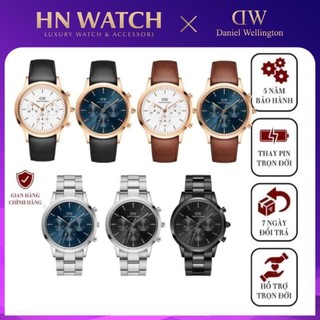 Đồng hồ nam daniel wellington iconic chronograph 6 kim - 42mm chính hãng - đồng hồ - hn watch