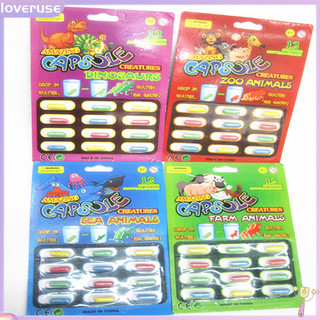 Set 12 Đồ Chơi Viên Nở Tạo Hình Động Vật Cho Bé