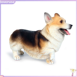 Mô Hình Chú Chó Corgi Bằng Pvc Trang Trí