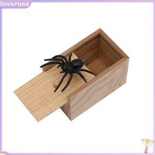 Hộp đồ chơi khăm hình nhện giả kinh dị độc đáo cho dịp Halloween
