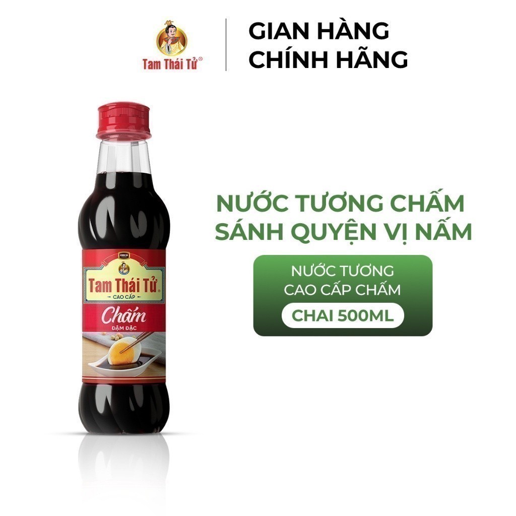 Nước Tương Tam Thái Tử Cao Cấp Chấm Chai 500ml