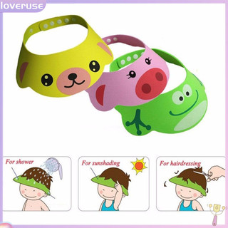 Mũ đội đầu chắn nước khi tắm gội đáng yêu cho bé