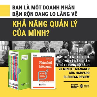 Sách > 20 Minute Manager - HBR 20 Phút (Trọn Bộ 10 Cuốn Kèm Boxset)