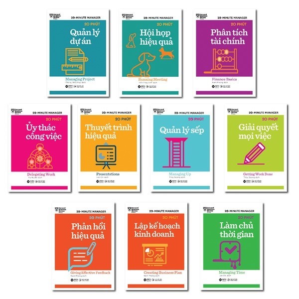 Sách > 20 Minute Manager - HBR 20 Phút (Trọn Bộ 10 Cuốn Kèm Boxset)
