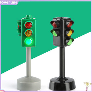 Bộ đồ chơi đèn giao thông mini có đèn led