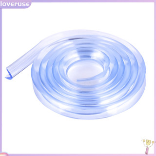 Dây viền silicon cho cạnh bàn ghế bảo vệ trẻ em kèm keo dán 2 mặt kích thước 100cm x 0.8cm