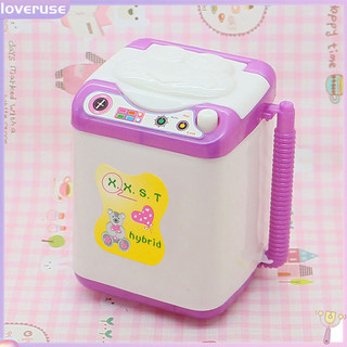 Máy giặt đồ chơi mini bằng silicon cho nhà búp bê