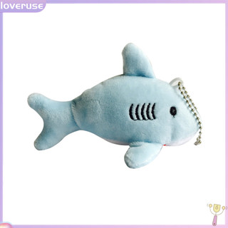 Móc khóa hình con cá mập dễ thương chiều dài 12 cm