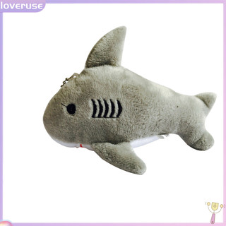 Móc khóa hình con cá mập dễ thương chiều dài 12 cm