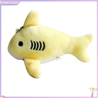 Móc khóa hình con cá mập dễ thương chiều dài 12 cm