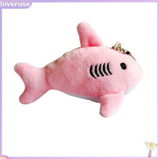 Móc khóa hình con cá mập dễ thương chiều dài 12 cm