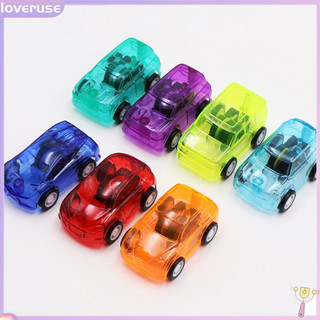 Mô Hình Xe Đồ Chơi Mini Màu Kẹo Ngọt Bằng Nhựa Trong Suốt Cho Bé