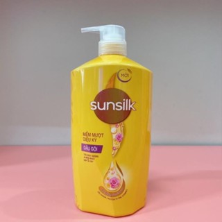 Dầu gội sunsilk mềm mượt diệu kỳ 900g ( mầu vàng )