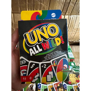 Bộ đồ chơi thẻ bài uno all wild 112 lá cấp boardgame