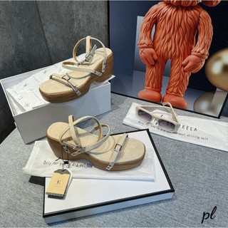 Sandal xuồng starkela quai trắng fom chuẩn fullbox size 35-39 đế xuồng 7cm