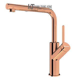 VÒI RỬA BÁT RÚT DÂY KONOX ARTAN ROSE GOLD