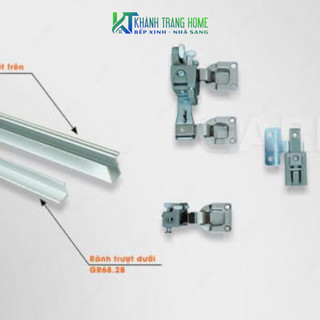 RAY TRƯỢT CỬA LÙA CÁNH GẬP GARIS – GR68