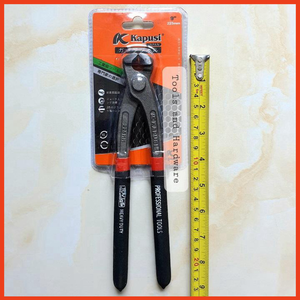 kìm nhổ cắt đinh, kìm càng cua hãng Kapusi Nhật Bản cỡ 9 inch tương đương 23cm, BH 12 tháng