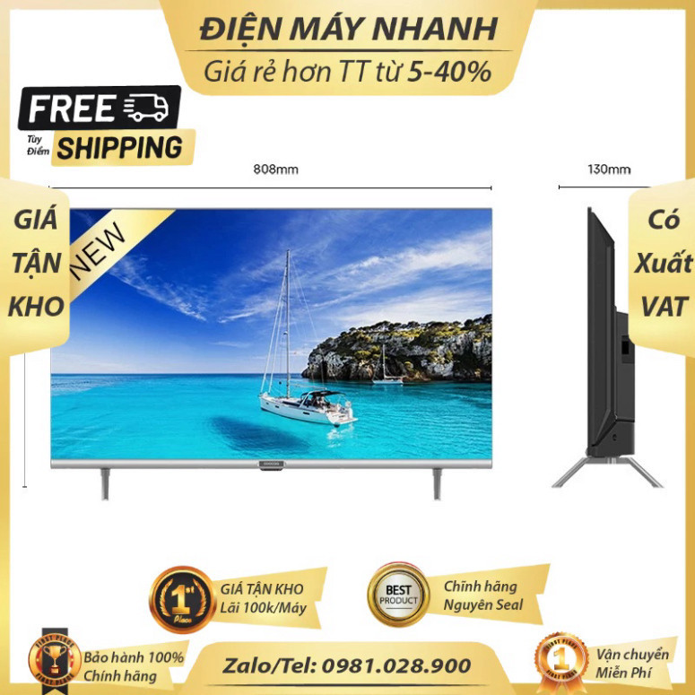 Smart TV HD Coocaa 43 Inch Wifi - Model 43S3U Mới chĩnh hãng NB