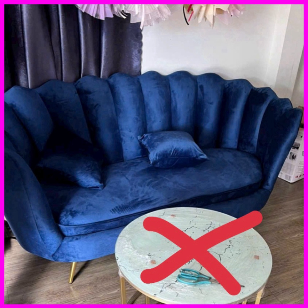 Ghế sofa vỏ sò thời thượng , ghế sò , sofa đặt spa - tiệm nail siêu xinh - làm màu theo đòi hỏi - bh 12 tháng | BigBuy360 - bigbuy360.vn