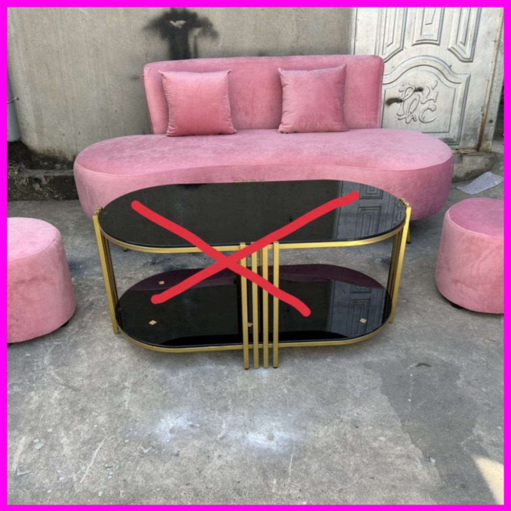 Sofa phòng tiếp khách dễ dàng - sofa dài 1m70 màu hồng phấn phong thái tối tân làm màu theo đòi hỏi - BH 12 tháng | BigBuy360 - bigbuy360.vn