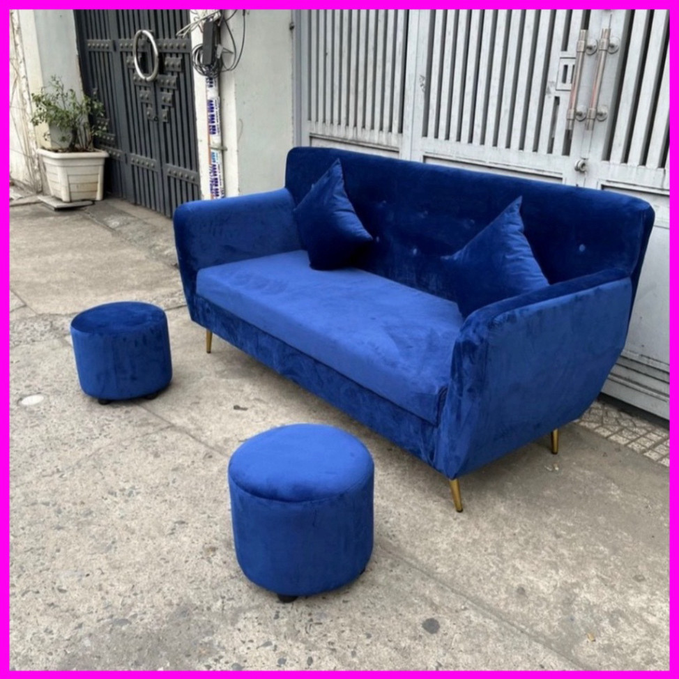Combo sofa văng thuyền 1m70 da simili decor phòng tiếp khách - làm màu theo yc - bh 12 tháng | BigBuy360 - bigbuy360.vn