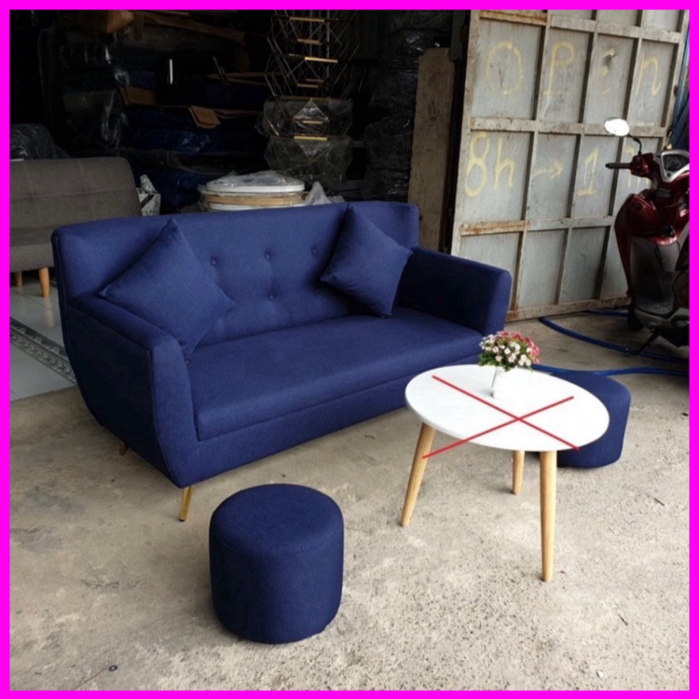 Combo sofa văng thuyền 1m70 da simili decor phòng tiếp khách - làm màu theo yc - bh 12 tháng | BigBuy360 - bigbuy360.vn