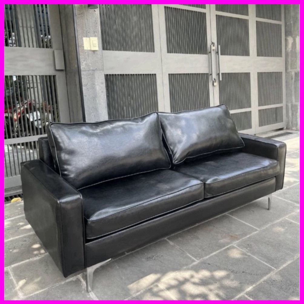 Combo sofa da simili siêu sang - sofa da tay vuông 1m80 đặt căn hộ - bh 12 tháng | BigBuy360 - bigbuy360.vn