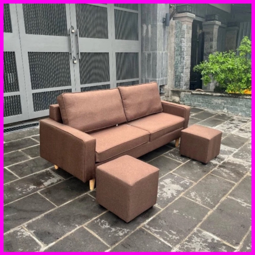 Combo sofa da simili siêu sang - sofa da tay vuông 1m80 đặt căn hộ - bh 12 tháng | BigBuy360 - bigbuy360.vn