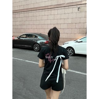 Áo thun nữ form baby tee đính nơ "Baby you got this " - Kraken Drk Gonz.brand