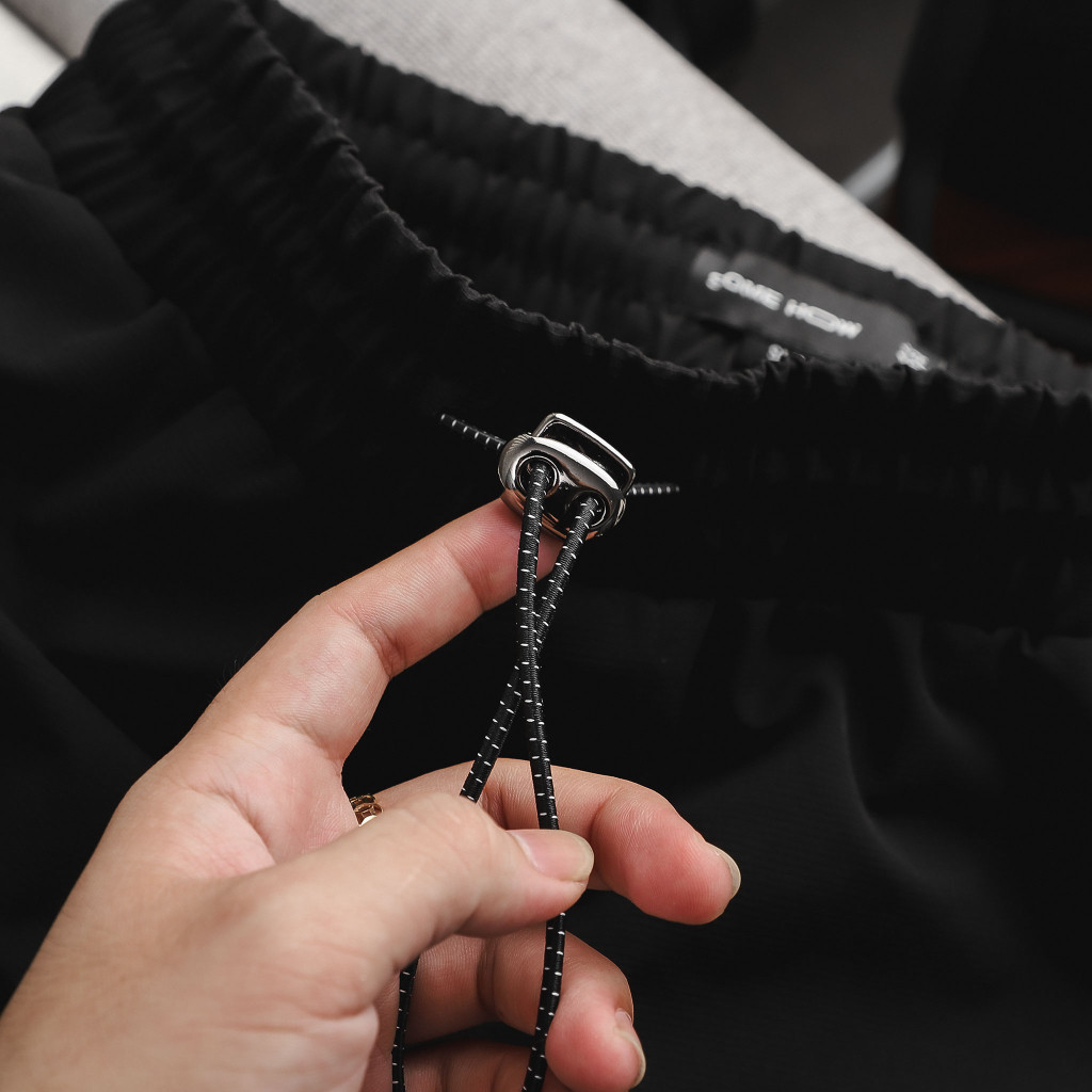Quần Dài Nam Loop Drawstring, Chất Vải Dù Vân Caro Thoải Mái, QD0012, SOMEHOW