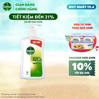 NƯỚC RỬA TAY DETTOL KHÁNG KHUẨN – CHAI 500G SIÊU TIẾT KIỆM