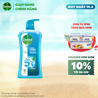  Sữa tắm Dettol mát lạnh tức thì - chai 950g