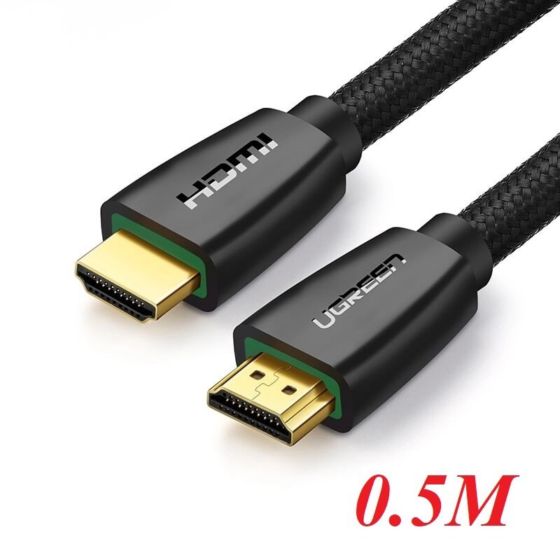 Ugreen 90840 0.5M Hdmi 2.0 Cáp Dữ Liệu Video Truyền Âm Thanh Dài 50Cm HD118
