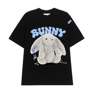 Áo Thun Funny in hình Thỏ cute dễ thương, Áo phông cộc tay vải cotton SU 2 chiều thoáng mát TA
