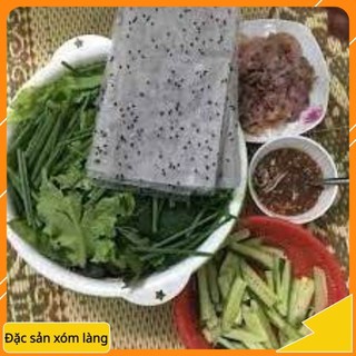 Bánh tráng gạo mè - đặc sản quảng ngãi - bánh tráng nhúng cuốn rau , cuốn thịt