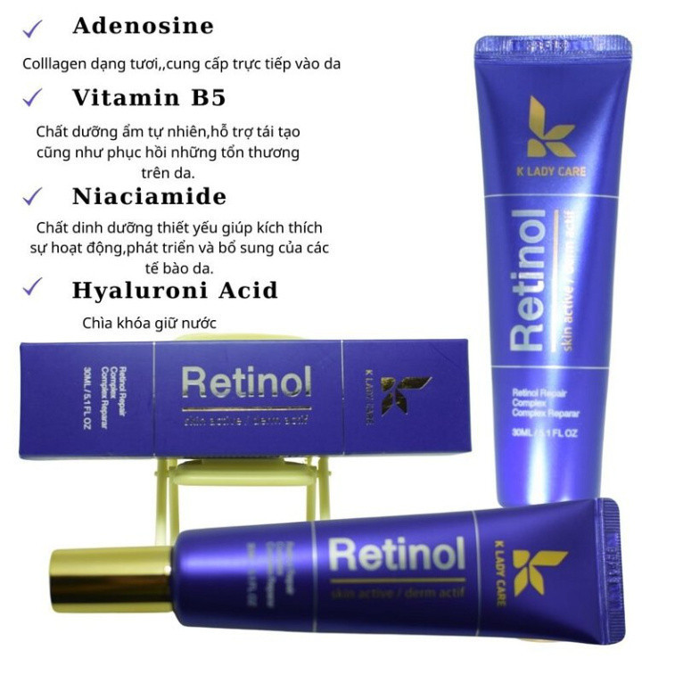 Kem Dưỡng Retinol 0.5% K Lady Care 30ml Hàn Quốc Giảm mụn, Giữ Ẩm, Kiềm Dầu Giúp Da Căng Bóng - HNP | BigBuy360 - bigbuy360.vn