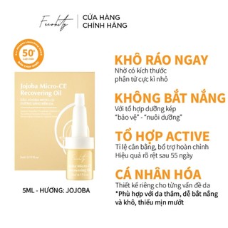  Dầu dưỡng Jojoba Freshity 5ml vi chất Vitamin CE  làm sáng mềm bảo vệ da 