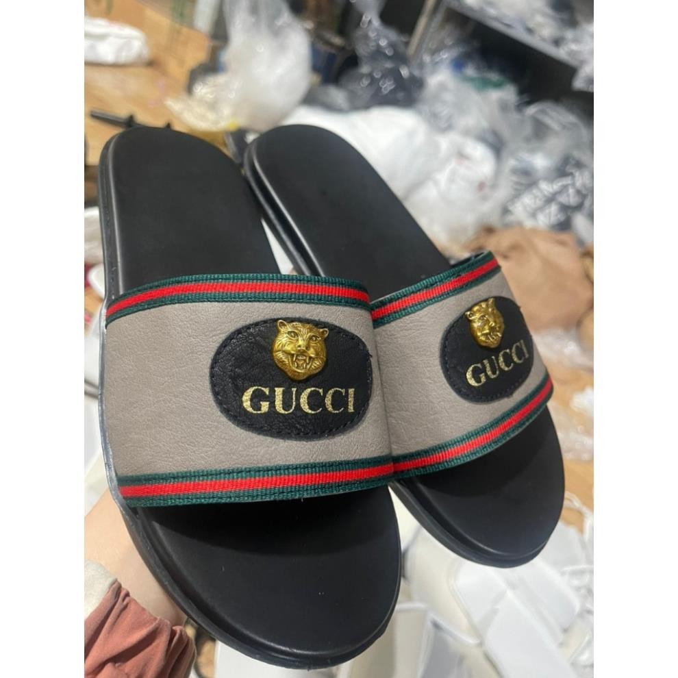 🔥Hot🔥 Dép Gucci Nam Quai Ngang, Dép da Gucci  Phối Xanh Đỏ Thời Trang Cao Cấp Trẻ Trung full size 37-43