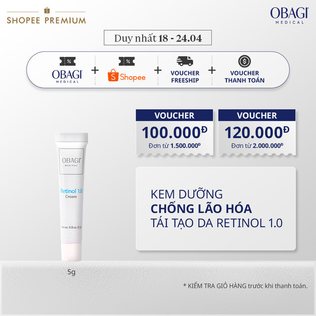 Kem Chống Lão Hóa & Tái Tạo Da Obagi 360 Retinol 1.0 5g