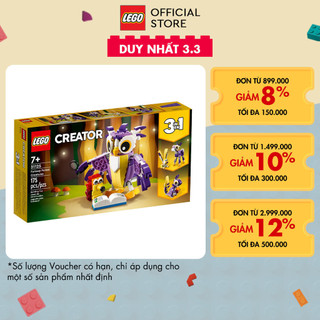 LEGO Creator 3in1 31125 Sinh vật rừng xanh (175 chi tiết)