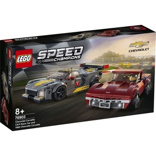LEGO Speed Champions 76903 Siêu Xe Đua Chevrolet Corvette C8.R & 1968 Chevrolet Corvette C3 (512 chi tiết)