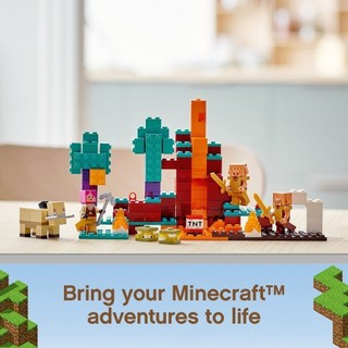 LEGO MINECRAFT 21168 Khu Rừng Sinh Thái Warped ( 287 Chi tiết)